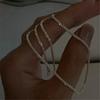 Popular copper Colour Sparkling Clavicle Chain Choker Necklace Collar For Women Fine Zircon Wedding Party Birthday Gifts 2023