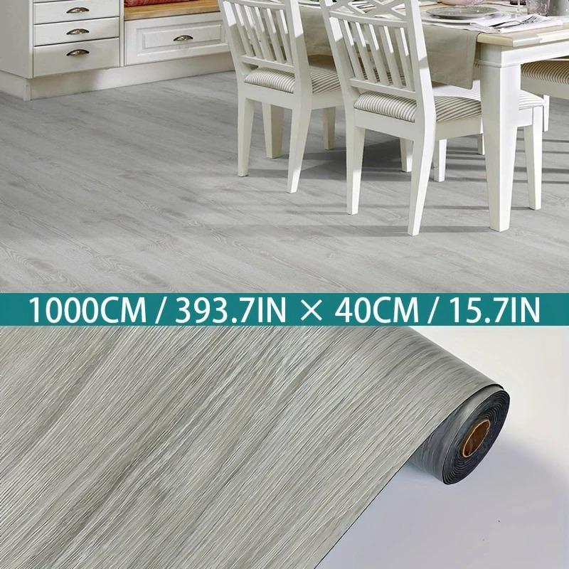 40CM Antifouling Roll Material Wood Grain Self-adhesive Wall Sticker Floor Sticker Background Wall Decoration Bedroom Kitchen