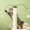 Cat Tree, with Scratching Posts, Hammock, Toy Ball - Beige