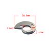 Replacement Adjuster Blocks for 10 Inch Chainsaw 3PCS Alloy Construction Supporting Consistent Tension Control