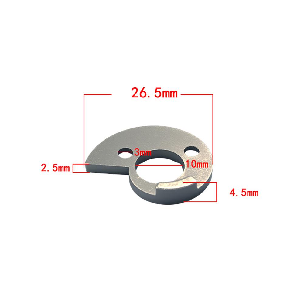 Replacement Adjuster Blocks for 10 Inch Chainsaw 3PCS Alloy Construction Supporting Consistent Tension Control