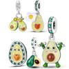 Charm Copper Colors Avocado Bead For Original Bracelet Diy Beads Charms Jewellery Making Gift For Women Styfne