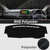 Fit for MG HS EHS 2018-  PHEV Dashmat Dashboard Cover Pad Protective Carpet DashMat Sunshade Car Accessories Leather