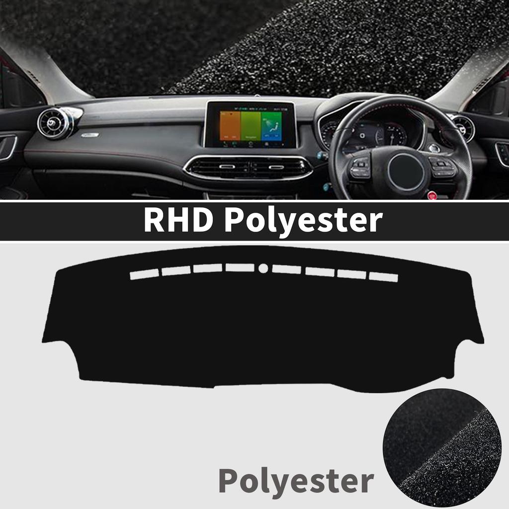 Fit for MG HS EHS 2018- PHEV Dashmat Dashboard Cover Pad Protective Carpet DashMat Sunshade Car Accessories Leather