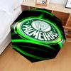 1PC Green And White Passion Printed Umbrella Folding Umbrella, Automatic Umbrella 8-Frame for Travel, Camping Fan Gifts Christmas Gifts