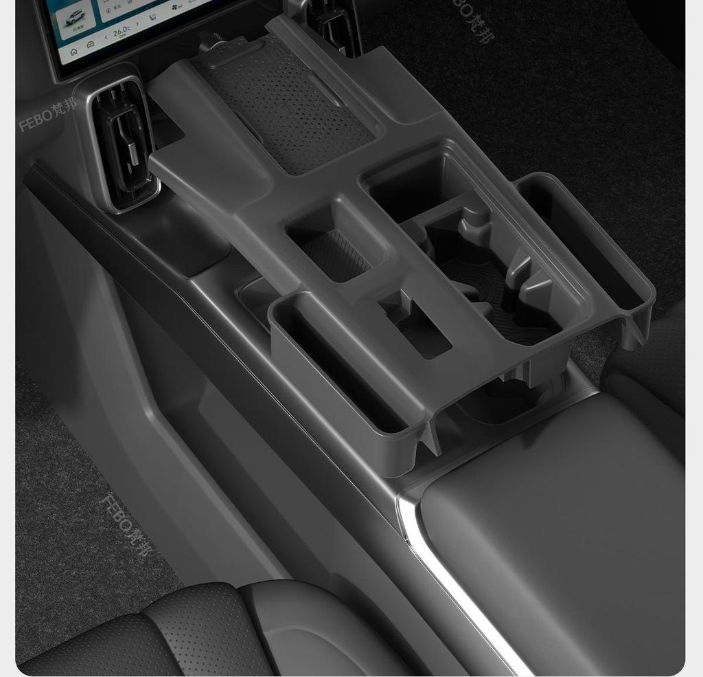 Haval Big Dog Center Console Silicone Pad: Anti-slip, Wear-resistant Storage for 26 Models, Car Interior Accessory.