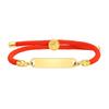 Custom Initial Letter Name Bracelet for Little Girl Boy, Personalised Birththday Gift, Red Thread Rope Bracelet Adjustable