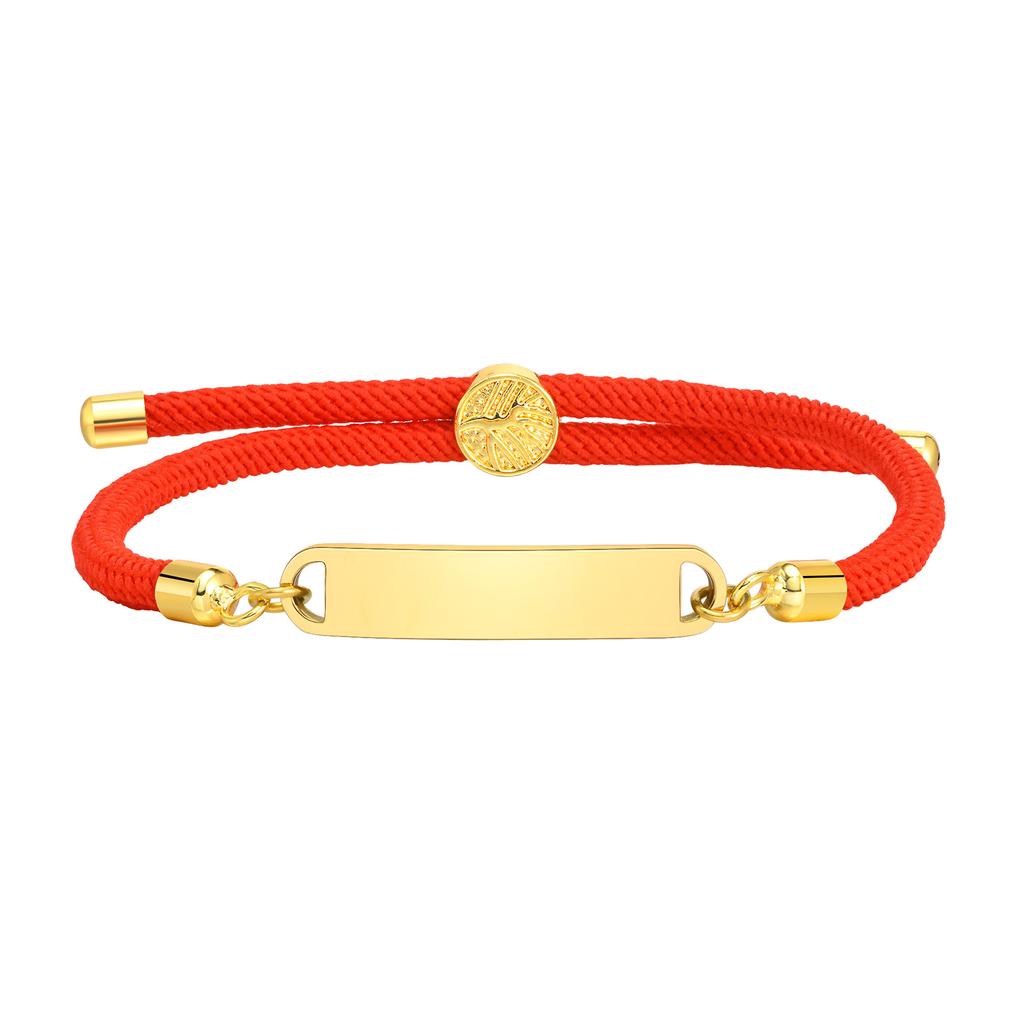 Custom Initial Letter Name Bracelet for Little Girl Boy, Personalised Birththday Gift, Red Thread Rope Bracelet Adjustable