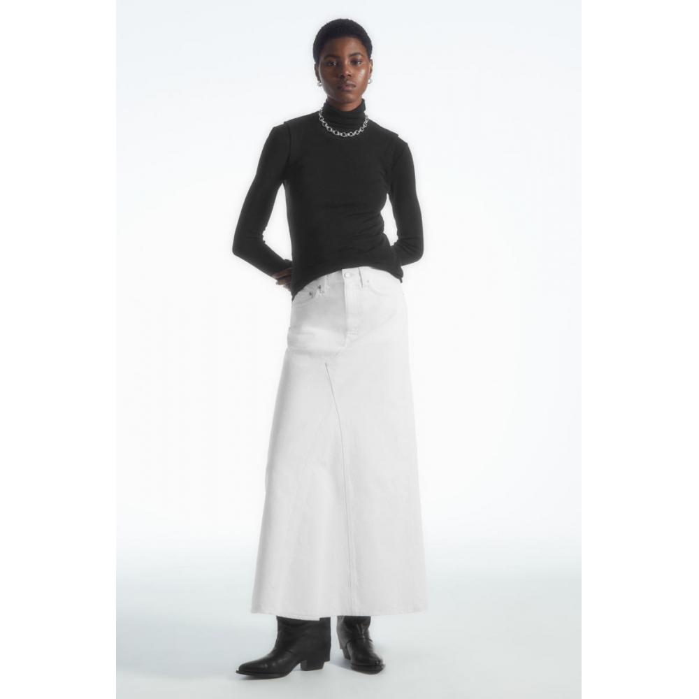 

Джинсовая юбка макси COS Japan со вставками