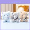 Juguete de Peluche de Elefante con Pelo Corto Suave Regalo para Niños Llavero Colgante para Bolso