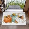1PC Pumpkin pattern Door Mats Kitchen Rugs Non-Slip Pop arts design Living room Rugs Bath Mat Carpet for Home Sink Laundry Decor