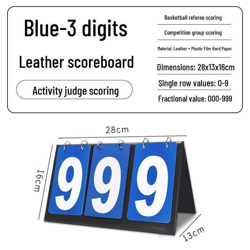Multi-Sport Flip Scoreboard for Basketball, Billiards, Table Tennis, and Volleyball