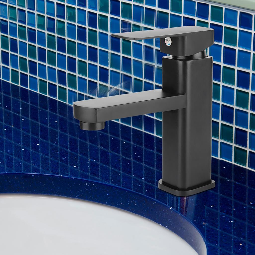 Becken Wasserhahn Einzigen Loch Waschbecken Kalt Heiß Mixer Wasserhahn Wasserfall Moderne Armaturen