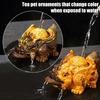 Hot! 1PC Boutique Tea Pet Water-spraying Pixiu Tea Pet Ornament Handmade Tea Ceremony Tea Game Financial Tea Table Gift