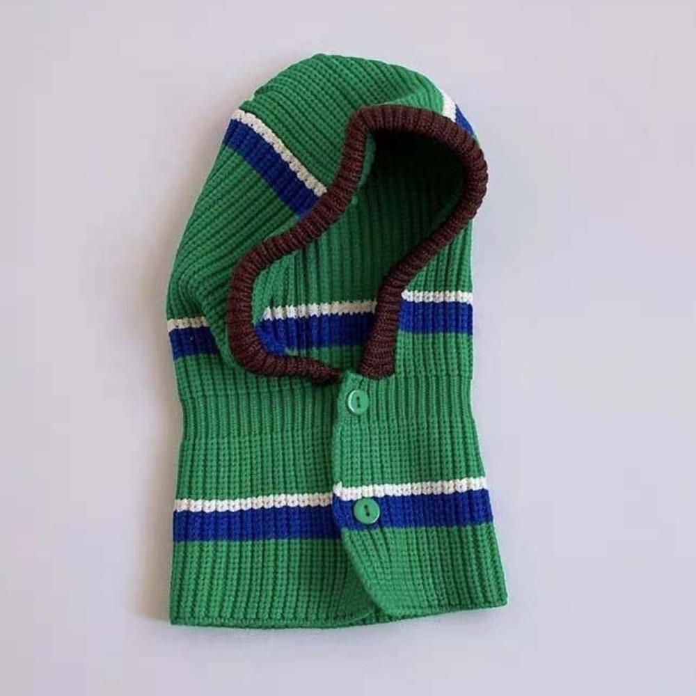 Soft Baby Knitted Hat Dome Infant Balaclava Headgear Soft Baby Woolen Cap  Kids