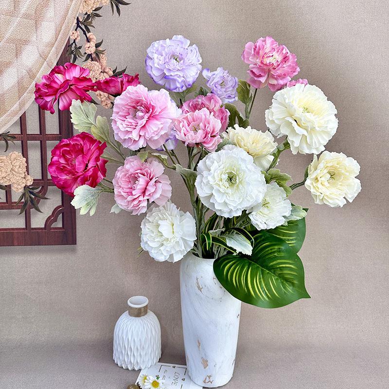 Peony Flower Artificial Wedding Hotel Restaurant Decoration Photography Props
