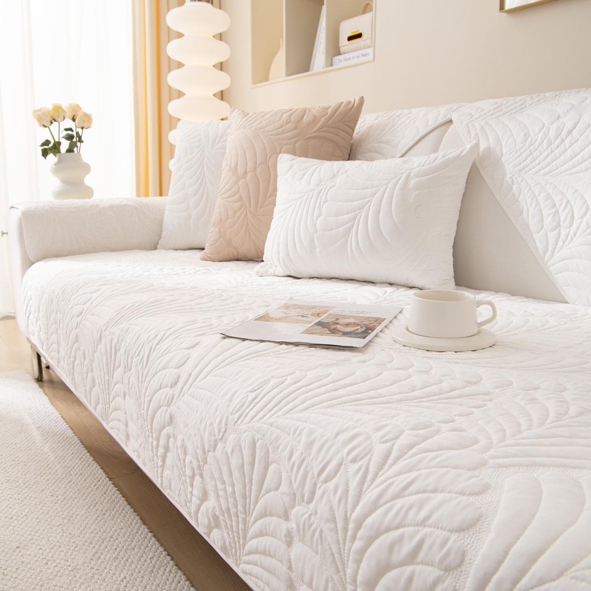 

Банановая начесаная ткань простая диванная подушка Four Seasons универсальный чехол для подушки полотенце чехол для дивана нескользящее стеганое полотно 70X70