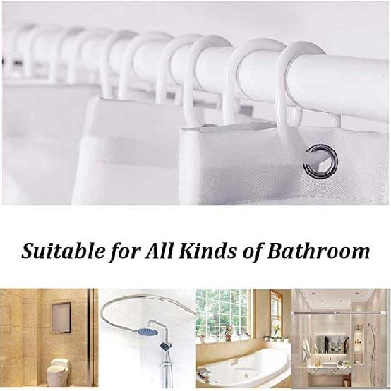 Cross Shower Curtain, 72x72inch, Crucifix Bathroom Shower Curta Easter Jesus Bathroom Curta Decor Set with 12 Hooks YLMRTP0611