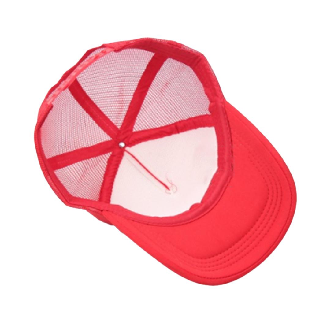 Man Woman Baseball Cap Polyester Fashion with Brim Hat Breathable Mesh Hats Accessory for Running Casual Leisure