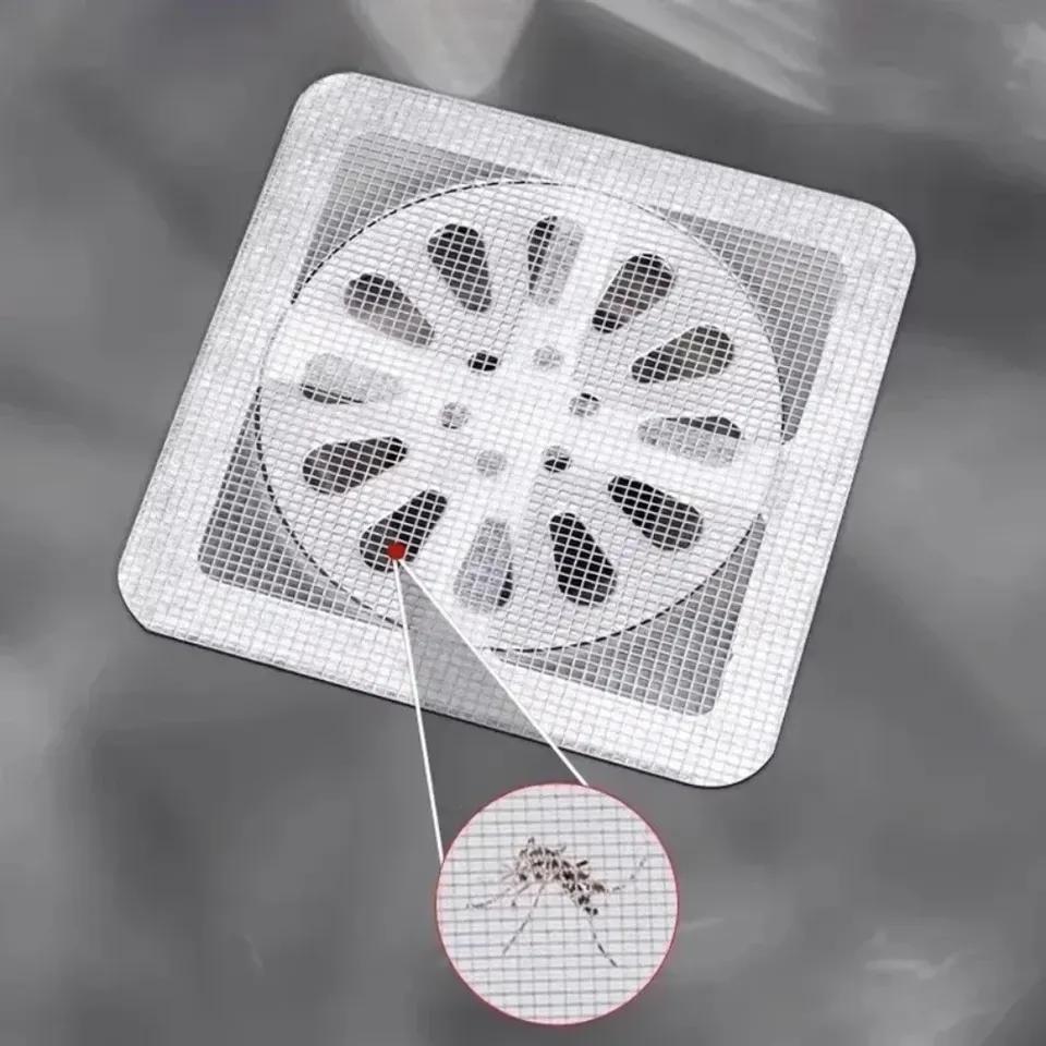 Disposable Catcher Mesh Shower Drain Covers Floor Sink Strainer Filter Hair Stopper For Bathroom Kitchen