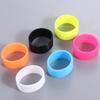4 Pcs Silicone Rubber Tennis Racket Grip Stretchy Racket Handle Rubber Ring  Universal