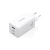 Cargador GaN AISENS ASCH-100W3P051-W 100W 2x USB-C PD/QC 1x USB-A QC Blanco
