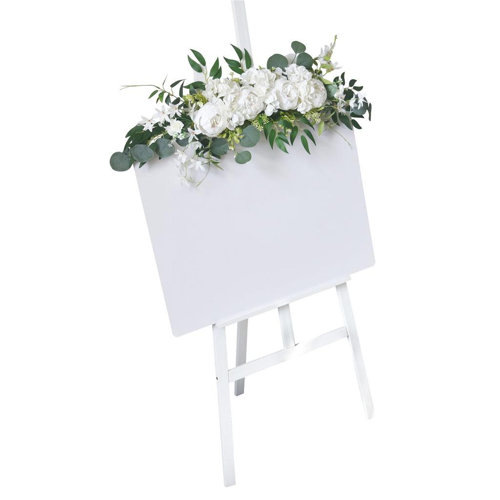Künstlicher Blumenschmuck Hochzeitsbogen Dekoration für Hochzeitsrezeptions-Hintergründe Hochzeitszeremonie Schild Blumendekoration