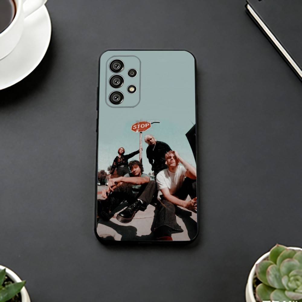 

5 Seconds Of Summers 5SOS Phone Case For Samsung S25,S24,S21,S22,S23,S30,Ultra,S20,Plus,Fe,Lite,Note,10,Black Cover Samsung S21fe
