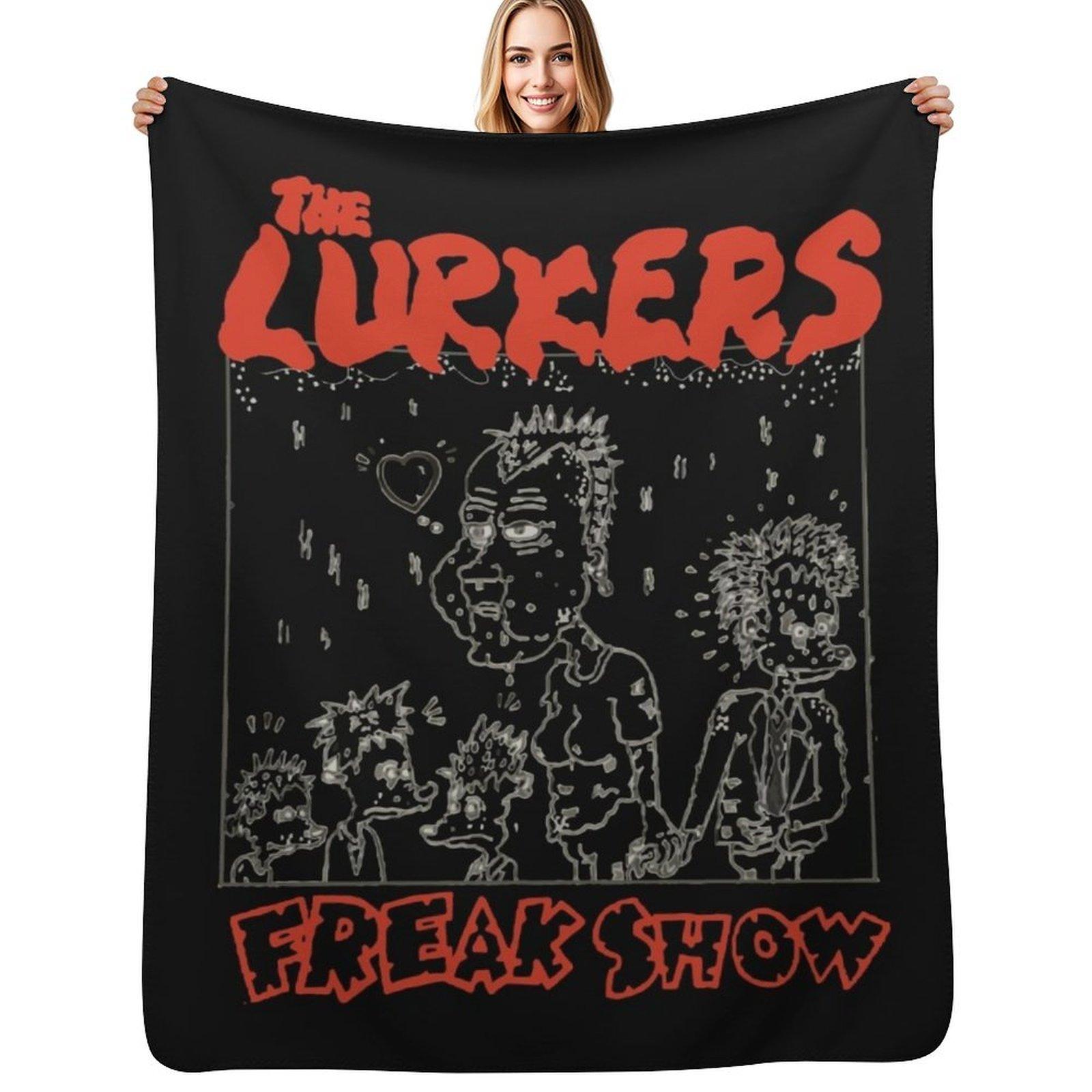 The Lurkers - Freak Show Throw Blanket Spring Fall Cozy Throw Blanket for Couch Size: 75*100cm, Weight: 230 GSM