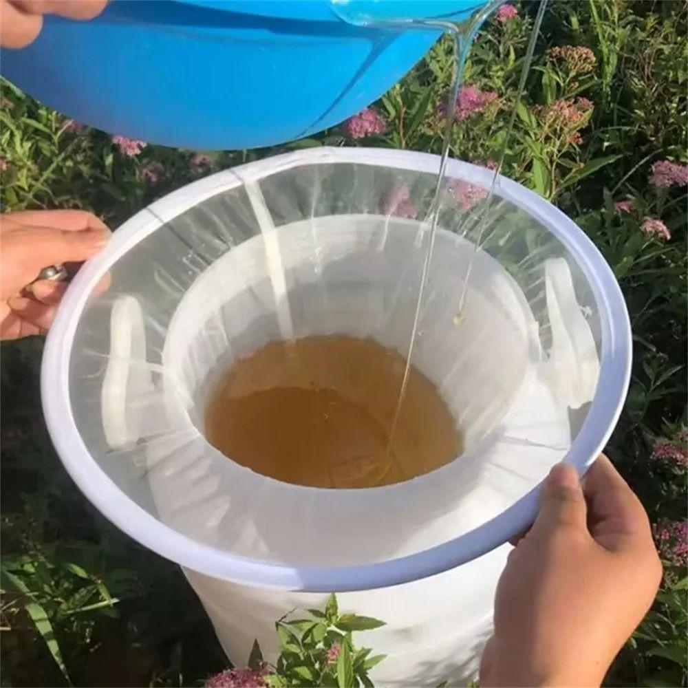 Funnel-shaped Bee Honey Filter Ultra-fine Bee Strainer Bags Creative Honey Mesh Apiculture
