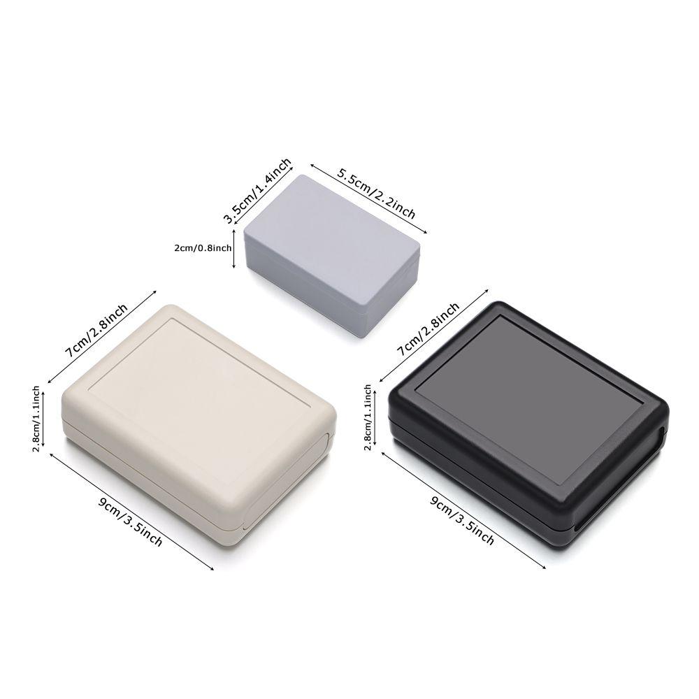 1pcs White/Black Wire Junction Boxes Plastic Project Box Enclosure Case High Quality Circuit Board Project Instrument Cases
