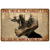 Retro Tin Sign Vintage Metal Signs Plates Posters House Interior Bathroom Wall Art Mural Aesthetic Room Home Decor Decorations