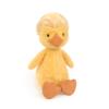 Lustiges gelbes Enten-Stofftier Hausgemachte Frisur Enten-Stoffpuppe für Jungen und Mädchen zum Einschlafen Begleitung Geschenke Geburtstagsgeschenk