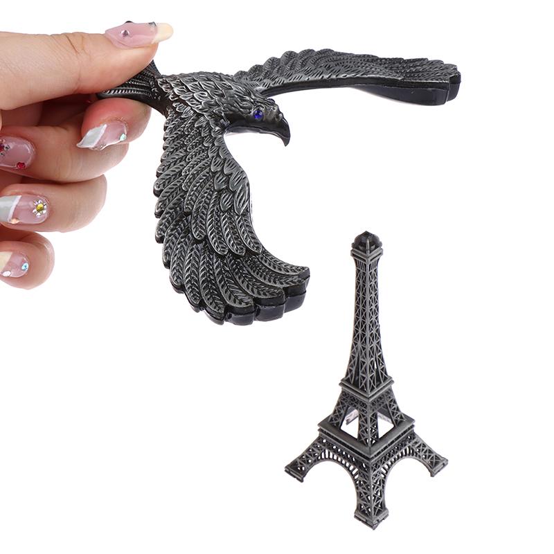 Alloy Tower Model Balance Eagle Bird Miniature Figurines Decompression Toy