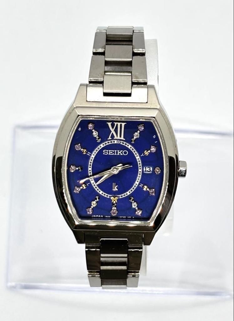 [USED] [Limited Edition] Seiko Lukia Radio Wave Solar Blue Dial 1B22-0BC0