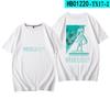 Hatsune Miku Style Merchandise Clothing Anime Short-sleeve T-shirt, Two-dimensional Cosplay Apparel for Men