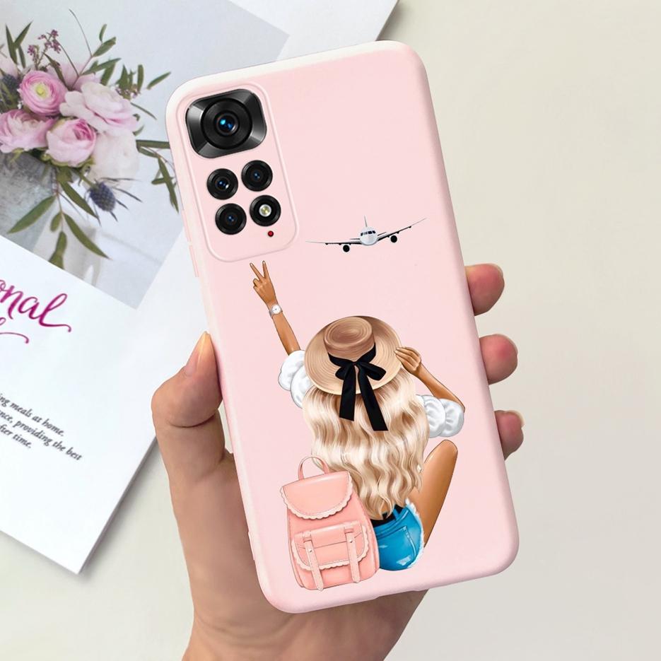 For Xiaomi Redmi Note 11 Case Redmi Note 11S 4G Stylish Candy Painted Cover Soft TPU Phone Case For Redmi Note 11 Pro Plus Shell