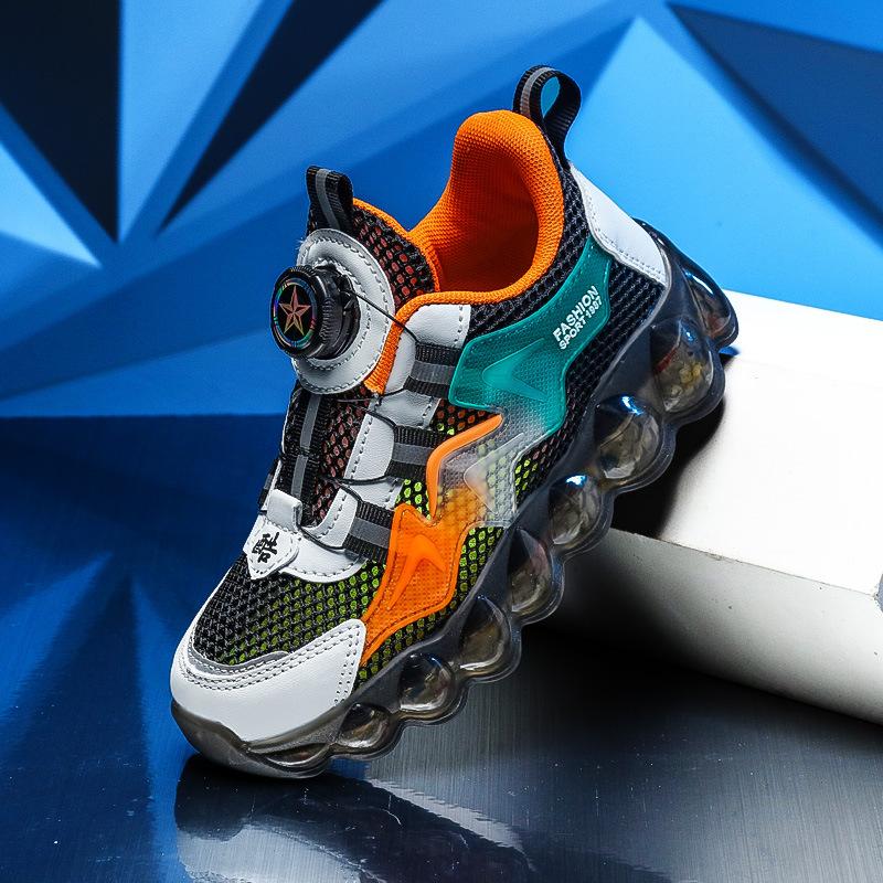 Children's Sports Shoes 2025 Mesh Breathable Middle and Large Children's Casual Shoes Elementary School Shoes Soft Bottom Running Shoes