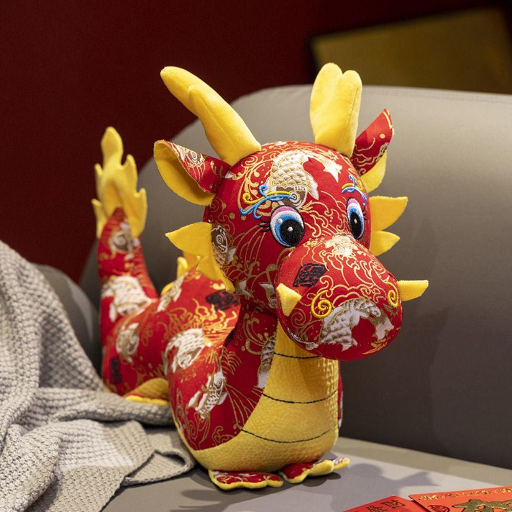 Unique Dragon Plush Doll Dragon Design Dragon Mascot Ornament Creative Dragon Plush Toy  Children