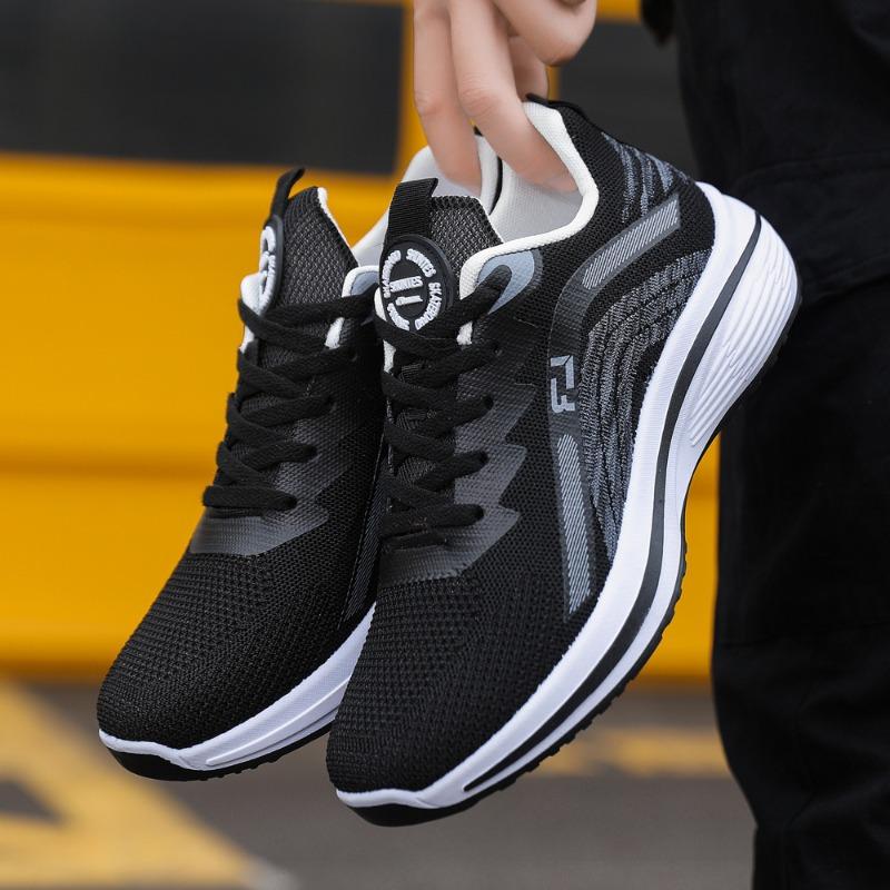 Men's shoes new spring breathable thin mesh shoes fashion casual fly-woven sports trendy shoes lightweight running shoes casual shoes