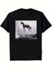 "Groovy Hold On Partner I'm Overstimulated" Western-Style Graphic T-Shirt – Unisex Adult Black Short-Sleeve Casual Tee
