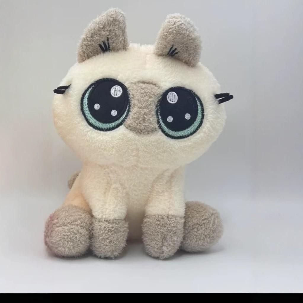 Cartoon Sitzhaltung Katze Plüschtier Geschenk für Mädchen Kuschel Komfort