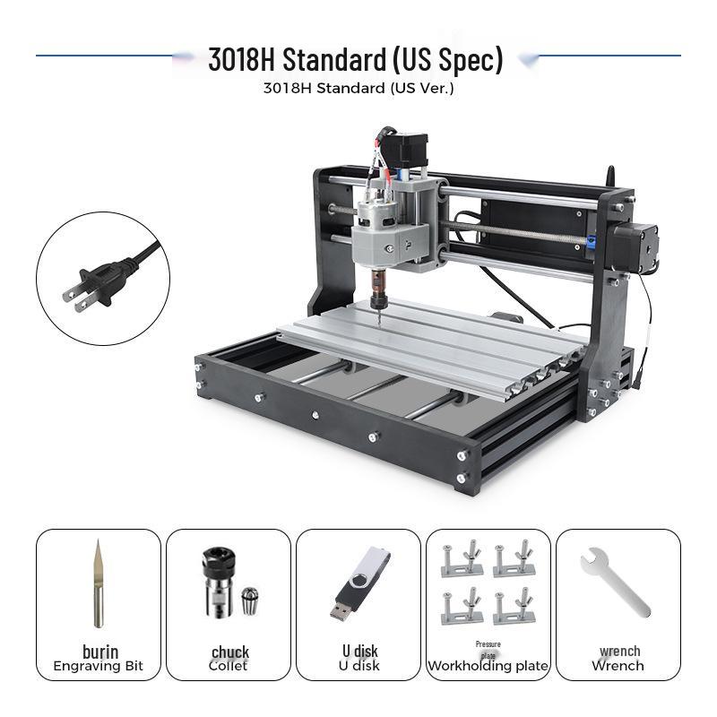 Enhanced CNC3018 Three-Axis CNC Engraver with Mobile App for Laser Engraving & Cutting