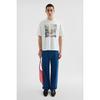 Cotton Crew-Neck T-Shirt Man Oversized Loose Graphic Crew Neck Luxury Style Sander Short-sleeved Comfortable Female Male Clothing