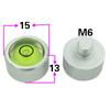 Small Bullseye Spirit Level Bubble Bead with Screw M5 M6 M10 1/4 3/8 Inch Leveling Tool With Nail 1PCS