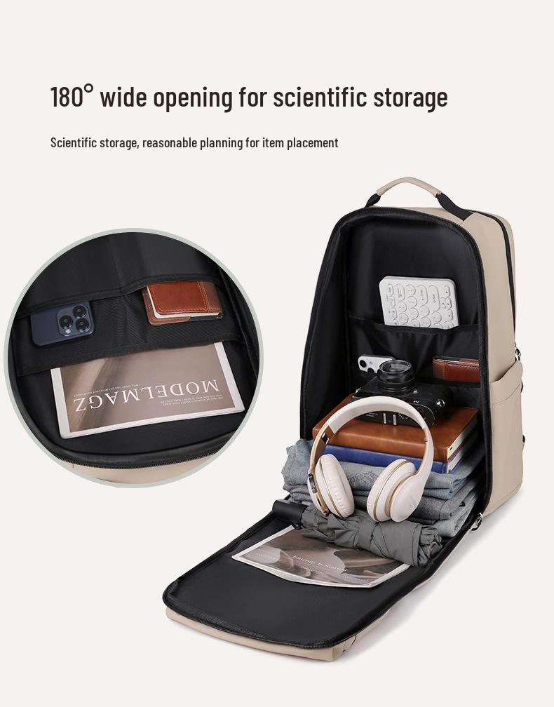 Trendy Men's Large Capacity Casual Backpack for College and Travel