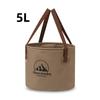 5/10/20L Outdoor Multifunctional Bucket Collapsible Portable Travel Bucket Large Capacity Carrying Bucket Camping Fishing Bucket