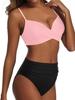 2024 European & American Sexy Hard Cup Underwire Bikini Swimsuit