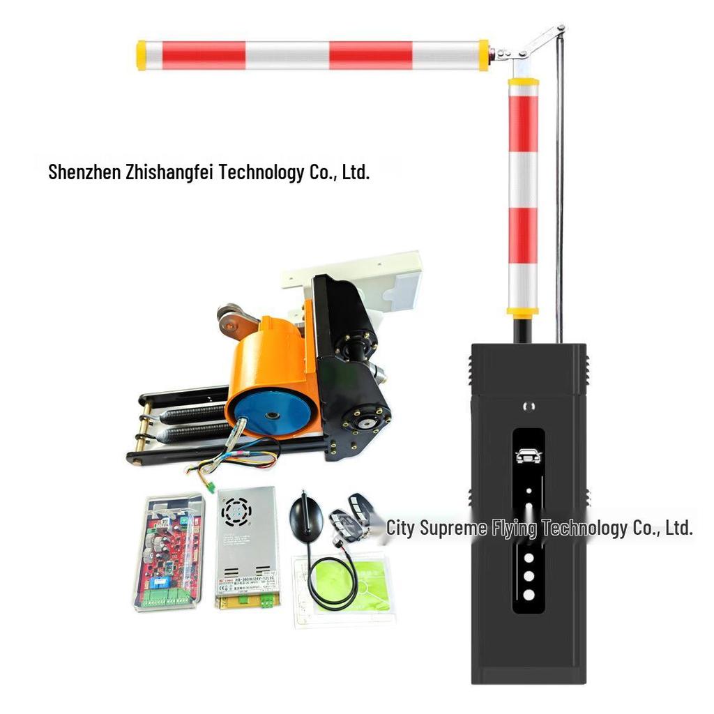 CSKLO5 Zhishangfei 0.6s High-Speed Barrier Gate Motor with 180° Folding Arm Pole