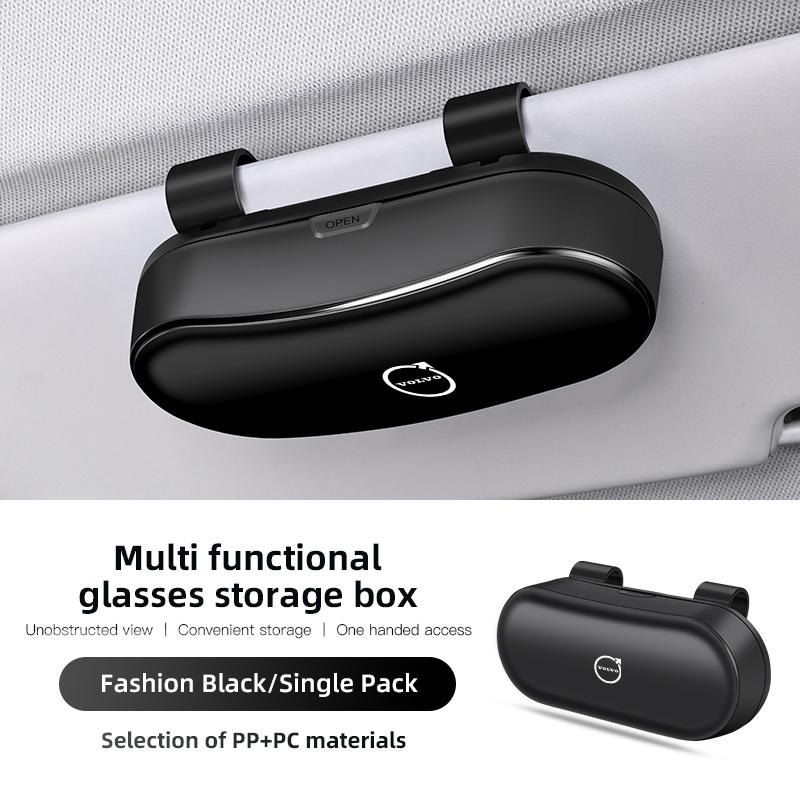 

Volvo Car Sunglasses Storage Box Interior Accessories For Volvo V60 XC60 V50 V70 S90 XC40 S80 T6 EX90 EM90 C40 S40 S80L C70 CX70
